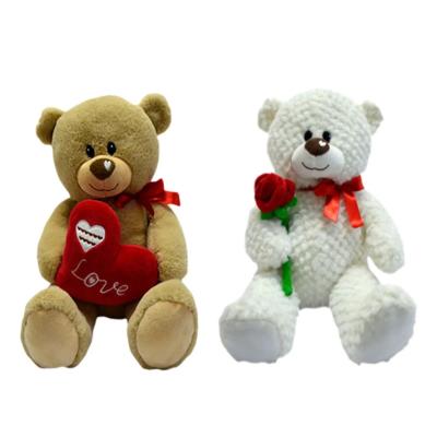 30 CM BURNU KALP LOVE VE GÜLLÜ  AYICIK PL62564