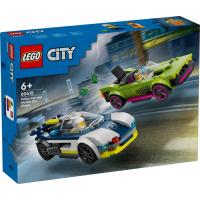 60415 LEGO® City Polis Arabası ve Spor Araba Takibi