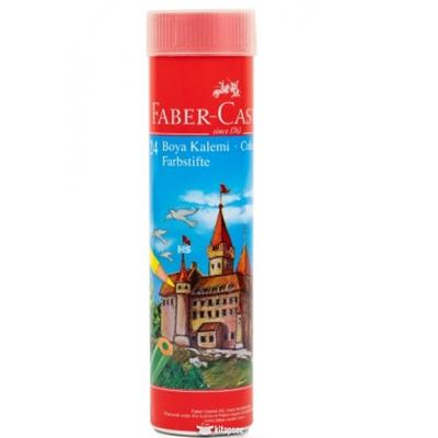 Faber Castell 24 Renk Metal Tüp Kuru Boya