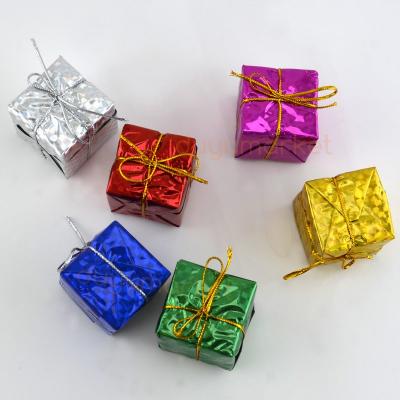 Yılbaşı Ağaç Süsü Hediye Paketi 4 Cm Büyük Renkli 6' Lı