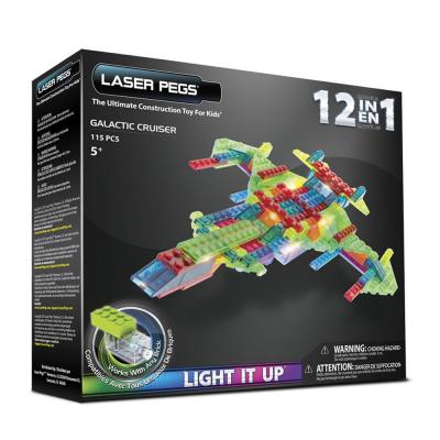 Laser Pegs 12in1 Power Block Galactic Cruiser PB1450B